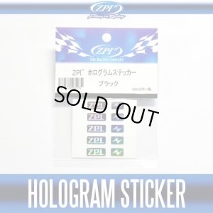 Photo1: [ZPI] Hologram Sticker Black