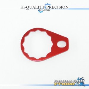 Photo1: [DAIWA] Handle Lock Plate [XL size] RED