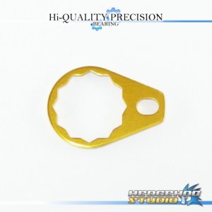 Photo1: [DAIWA] Handle Lock Plate [XL size] GOLD