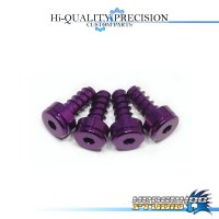 【SHIMANO】Duralumin Screw Set 5-5-5-5 【CAENAN】 ROYAL PURPLE