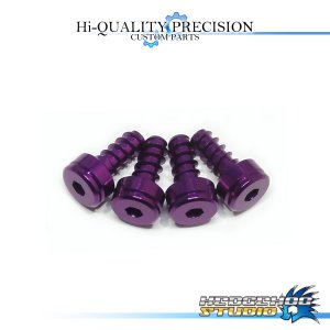 Photo1: 【SHIMANO】Duralumin Screw Set 5-5-5-5 【CAENAN】 ROYAL PURPLE