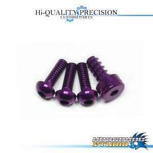 Photo1: 【SHIMANO】Duralumin Screw Set 6-6-6-5 【CITICA】 ROYAL PURPLE