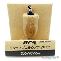 [DAIWA genuine/SLP WORKS] RCS I-Shaped Cork Handle Knob (Clear) *HKIC