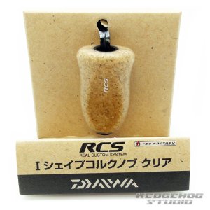 Photo1: [DAIWA genuine/SLP WORKS] RCS I-Shaped Cork Handle Knob (Clear) *HKIC