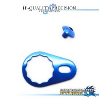 【DAIWA】 Handle Lock Retainer & Screw [M size] (No Nut) SAPPHIRE BLUE