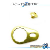 【DAIWA】 Handle Lock Retainer & Screw [M size] (No Nut) CHAMPAGNE GOLD