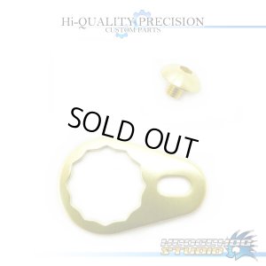 Photo1: 【DAIWA】 Handle Lock Retainer & Screw [M size] (No Nut) CHAMPAGNE GOLD