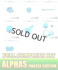 【DAIWA】 ALPHAS FINESSE CUSTOM Dress-up Custom "Full Complete Kit" Ver.3 SKY BLUE