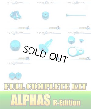 Photo1: 【DAIWA】 ALPHAS R-Edition Dress-up Custom "Full Complete Kit" Ver.3 SKY BLUE