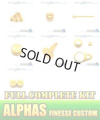 【DAIWA】 ALPHAS FINESSE CUSTOM Dress-up Custom "Full Complete Kit" Ver.3 GOLD