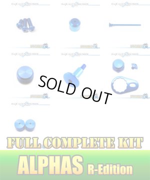 Photo1: 【DAIWA】 ALPHAS R-Edition Dress-up Custom "Full Complete Kit" Ver.3 SAPPHIRE BLUE