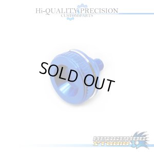 Photo1: 【SHIMANO】 Mechanical Brake Knob 【BFS】 Superior PLATINUM x SAPPHIRE BLUE