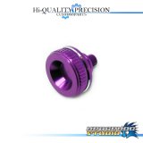 【SHIMANO】 Mechanical Brake Knob 【BFS】 Superior PLATINUM x ROYAL PURPLE