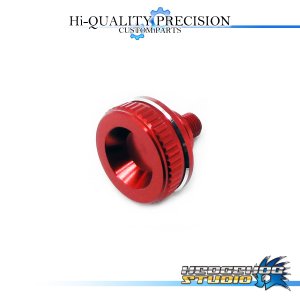 Photo1: 【SHIMANO】 Mechanical Brake Knob 【BFS】 Superior PLATINUM x RED