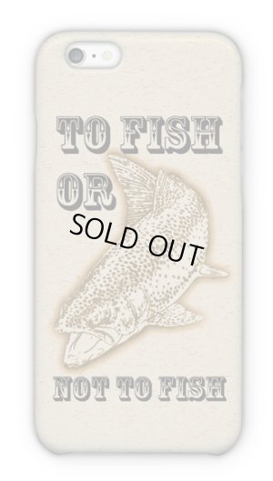 Photo1: 【Angler's Case】Cell-phone Case - TO FISH OR NOT TO FISH? - (built-to-order) (Product code： 2015072507)