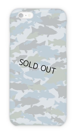 Photo1: 【Angler's Case】Cell-phone Case - BASS camouflage-large - Blue (built-to-order) (Product code： 2015101507)