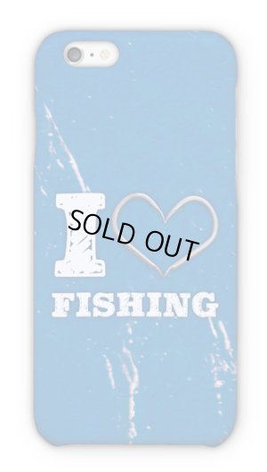 Photo1: 【Angler's Case】Cell-phone Case - I love Fishing - Blue (built-to-order) (Product code： 2015090806)