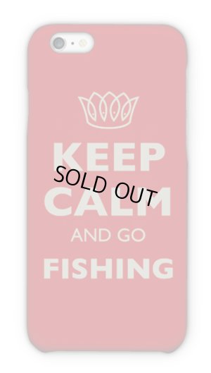 Photo1: 【Angler's Case】Cell-phone Case - KEEP CALM AND GO FISHING - (built-to-order) (Product code： 2015051802)