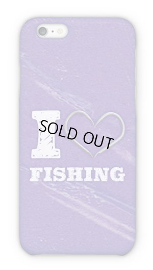 Photo1: 【Angler's Case】Cell-phone Case - I love Fishing - Purple (built-to-order) (Product code：2015090808)