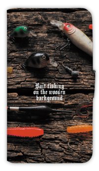 【Angler's Case】【Notebook Type】Cell-phone Case - My Faborite Lures - (built-to-order) (Product code：diary2015102908)