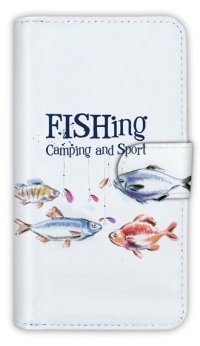 【Angler's Case】【Notebook Type】Cell-phone Case - Fishing & Camping & Sports - (built-to-order) (Product code：diary2015103006)