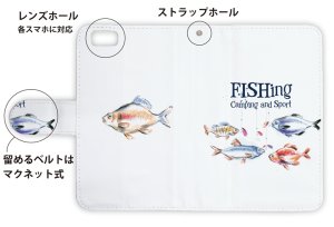 Photo3: 【Angler's Case】【Notebook Type】Cell-phone Case - Fishing & Camping & Sports - (built-to-order) (Product code：diary2015103006)