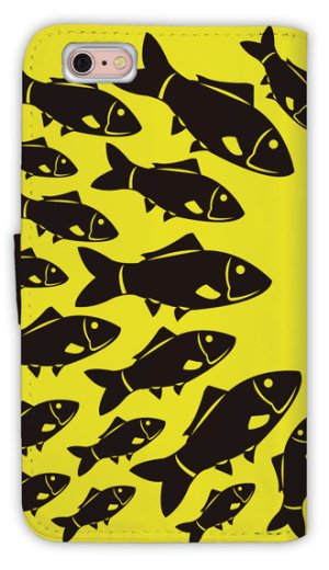 Photo2: 【Angler's Case】【Notebook Type】Cell-phone Case - Yellow Sabmali - (built-to-order) (Product code：diary2015103022)