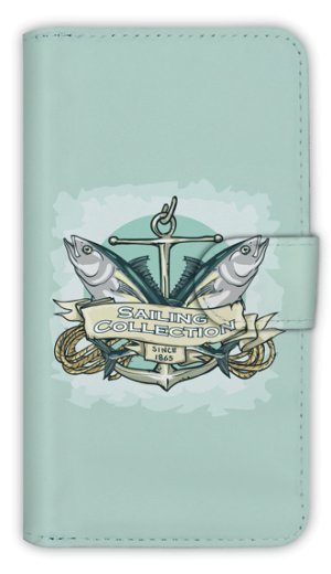Photo1: 【Angler's Case】【Notebook Type】Cell-phone Case - Saling label - (built-to-order) (Product code：diary2015103103)