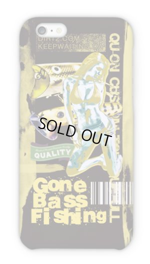 Photo1: 【Angler's Case】Cell-phone Case - BASS Gone Bass Fishing - Yellow (built-to-order) (Product code： 2015101208)