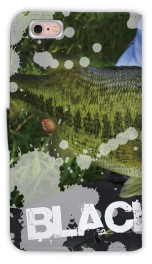 Photo2: 【Angler's Case】【Notebook Type】Cell-phone Case - BIG BASS! - (built-to-order) (Product code：diary2015102909)