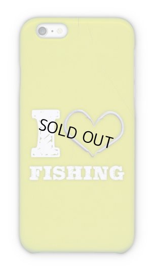 Photo1: 【Angler's Case】Cell-phone Case - I love Fishing - Green (built-to-order) (Product code： 2015090807)