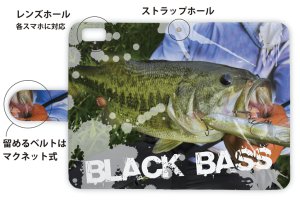 Photo3: 【Angler's Case】【Notebook Type】Cell-phone Case - BIG BASS! - (built-to-order) (Product code：diary2015102909)