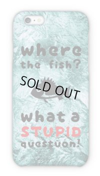 【Angler's Case】Cell-phone Case - where the fish? - (built-to-order) (Product code： 2015082501)