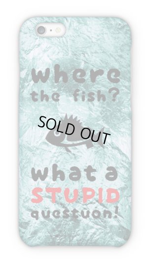 Photo1: 【Angler's Case】Cell-phone Case - where the fish? - (built-to-order) (Product code： 2015082501)