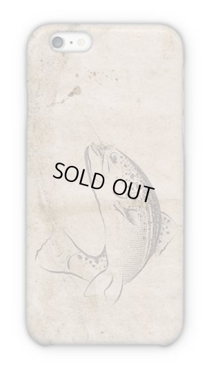 Photo1: 【Angler's Case】Cell-phone Case - Waste Paper and Trout - (built-to-order) (Product code：2015031901)