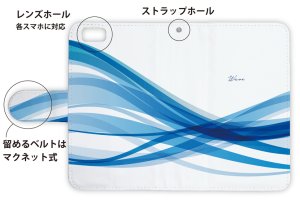 Photo3: 【Angler's Case】【Notebook Type】Cell-phone Case - Image of Wave 2 - (built-to-order) (Product code：diary2015110203)