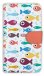 Photo1: 【Angler's Case】【Notebook Type】Cell-phone Case - Seamless Pattern of cute fishes - (built-to-order) (Product code：diary2015103132) (1)