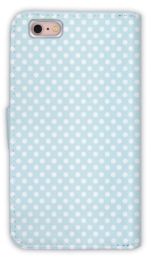 Photo2: 【Angler's Case】【Notebook Type】Cell-phone Case - Polka Dot - Wet Blue (built-to-order) (Product code：diary2015102949)