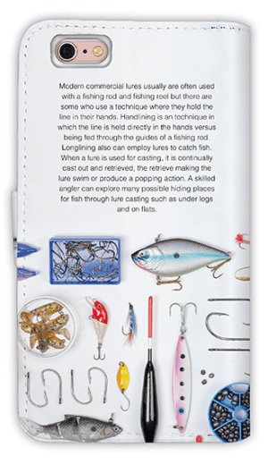 Photo2: 【Angler's Case】【Notebook Type】Cell-phone Case - Fishing Lure -  (built-to-order) (Product code：diary2015110701)