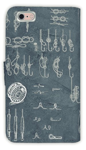 Photo2: 【Angler's Case】【Notebook Type】Cell-phone Case - Knot of Lines -  (built-to-order) (Product code：diary2015110707)