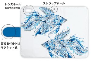 Photo3: 【Angler's Case】【Notebook Type】Cell-phone Case - Tropical - (built-to-order) (Product code：diary2015110507)