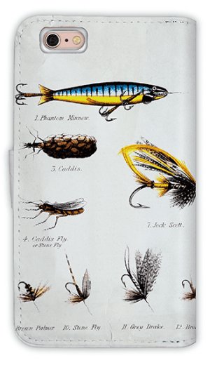 Photo2: 【Angler's Case】【Notebook Type】Cell-phone Case - Fry Pattern - shine (built-to-order) (Product code：diary2015110710)