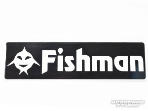 Photo1: [Fishman] Fishicon Fishman Sticker Black (code:FM1266)