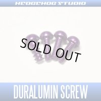 【SHIMANO】 Duralumin Screw Set 5-6-6-6 【CURADO】 ROYAL PURPLE