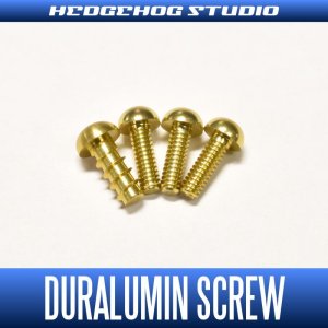 Photo1: 【SHIMANO】 Duralumin Screw Set 5-6-6-6 【CURADO】 CHANPAGNE GOLD