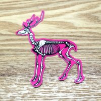 【B-SIDE LABEL STICKER】 Deer (Bones) (BSL018)