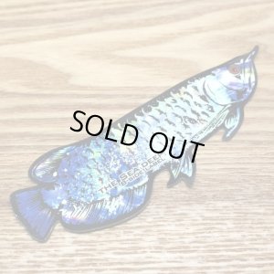 Photo1: 【B-SIDE LABEL STICKER】 Arowana - BLUE (BSL005)