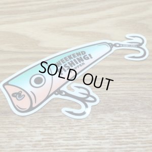 Photo1: 【B-SIDE LABEL STICKER】 Popper (GREEN/ORANGE) (BSL026)
