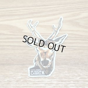 Photo1: 【B-SIDE LABEL STICKER】 Deer (Head) (BSL016)