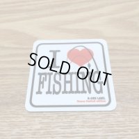 【B-SIDE LABEL STICKER】 I Love Fishing (BSL032)